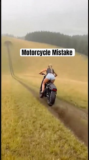 That motorcycle jump was a mistake.. #harleyfail #fail #funny #motorcyclefail #harley