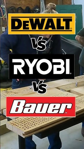 Dewalt VS Ryobi VS Bauer #tools #toolreviews #dewalt #ryobi