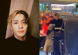Jackson Wang left stunned after woman breaks through security and tears him away from car in Thailand