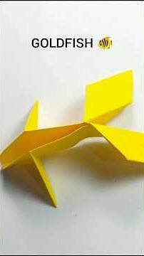Origami Goldfish Tutorial | Fold in 18 Seconds (Too Easy!)