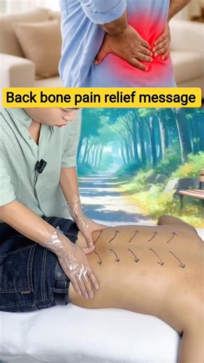 Back bone pain treatment muscle tutorial #backworkout #backpain #sort