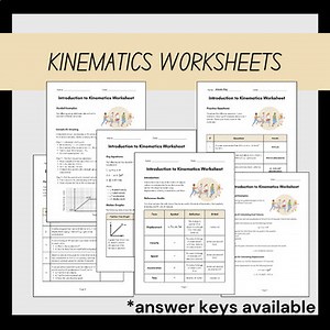 Physics Kinematics Worksheet: 1D Motion, Constant Acceleration, and Graphing