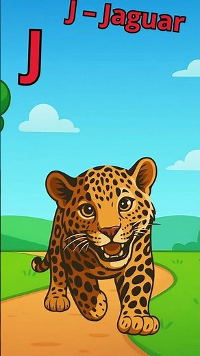 J is for Jaguar 🐆 | Alphabet for Kids