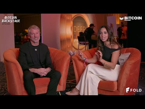 Exclusive: Michael Saylor Backstage Interview at the Bitcoin Conference