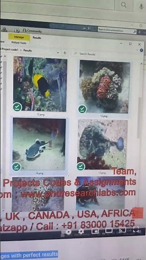 Underwater image enhancement using MATLAB image processing for different images with perfect results