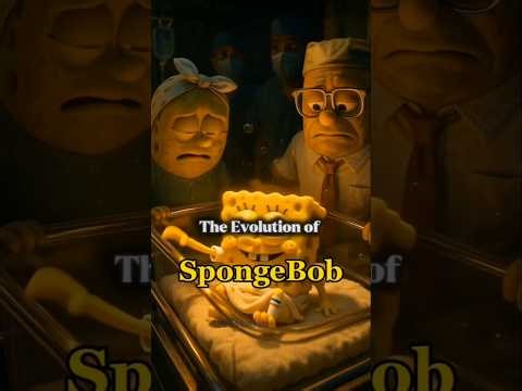 Evolution of SpongeBob #spongebob #krustykrab #patrickstar #bikinibottom #history