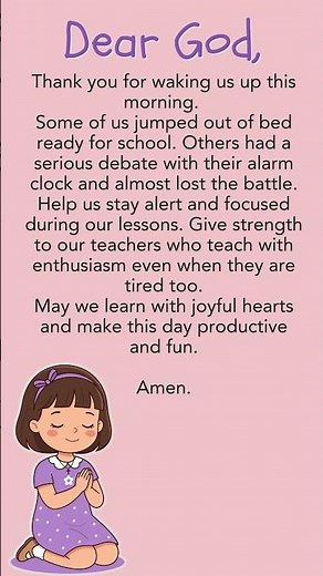 DAILY OPENING PRAYER | The Sleepy Student Prayer #prayerforstudents #love