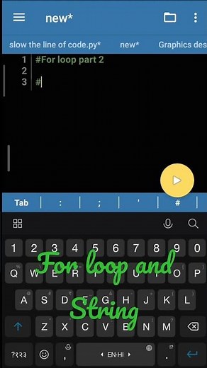 Working with String using for loop | Access each character of string | For loop and String in python