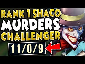 #1 SHACO WORLD SMURFING IN CHALLENGER (ACTUAL 1V5 STOMP) - ChaseShaco - League of Legends