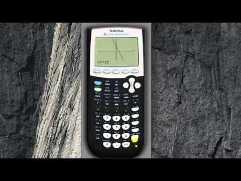 TI-84 Graphics Calculator lesson 4 - given X coordinate, find Y coordinate / display table of values