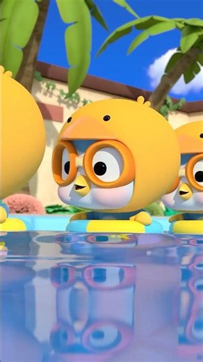 Baby Pororo's Five Little Ducks Quack Quack 🐥 #BabyPororo #Pororo #NurseryRhymes #shorts #kids