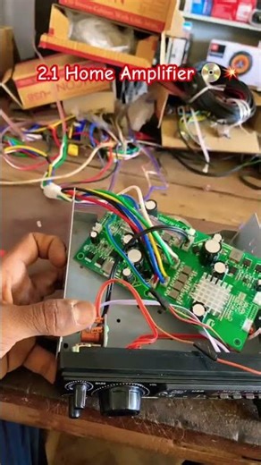 Homemade 2.1 Amplifier short video #shortviral #viralvideo #trending #foryou #viral