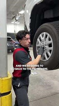 Tire Rotation Service at a Toyota Service Center Dealership