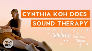 Singaporean actress Cynthia Koh used to be impatient and felt that she didn't value herself enough. However, she overcame that after discovering the alternative healing method of sound therapy, which led her to pursue the study of it in Alicante, Spain. Now, she’s a certified sound therapist and recently opened her studio to clients for therapy sessions, scanning her clients’ chakras for blockages and helping them work through their ailments. AsiaOne goes to her studio for a first-hand experienc