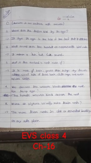 EVS class- 4, chapter -16, ncert book