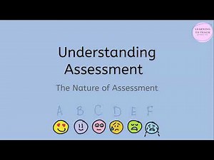 Understanding Assessment
