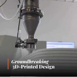 The FlameCraft ReForm Stack Gas Fire Pit features durable 3D-printed concrete, customizable colors, and a sleek ribbed texture, blending modern design with lasting functionality. | Woodland Direct | Facebook