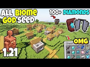 🔥Ultimate (God Seed) For Minecraft 1.21.124 Bedrock And PE | All Biomes Seed | Minecraft Seeds