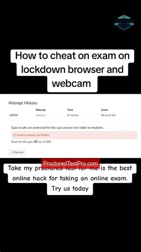 How to Ch**t on Exam on Lockdown Browser and Webcam #lockdown #browser #webcam #proctoredexam