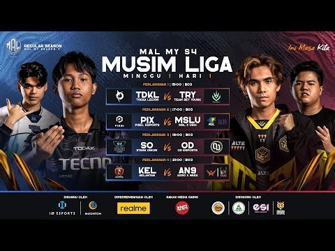 🔴LIVE | MAL MY Season 4 | Minggu 1 Hari 1 🔥