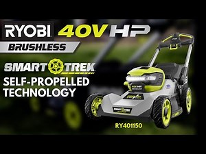 RYOBI 40V Mower | SMART TREK Self-Propelled Technology