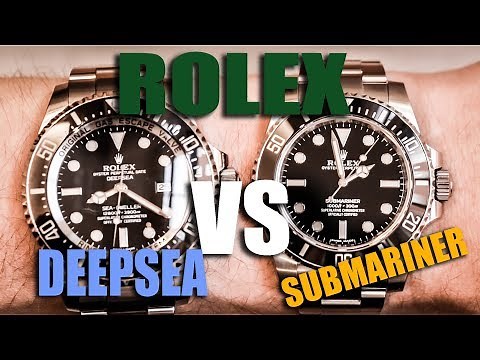 Rolex Submariner vs Deepsea