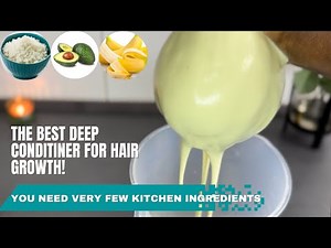 Home made deep conditioner for healthy hair growth/ Twi Natural Hair Channel (Eng subtitles)