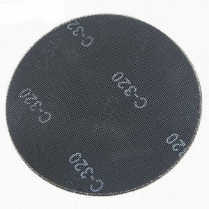 [Hot Item] Silicon Carbide Anti Clogging Drywall Fiberglass Hook and Loop Mirka Sanding Mesh Disc
