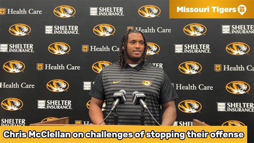 Mizzou DT Chris McClellan on Challenges of Stopping Mizzou's Offense