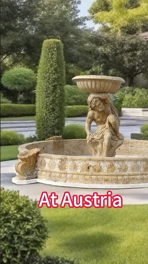 A Masterpiece of Function and Art: Our Travertine Figure Fountain for an Austrian Client