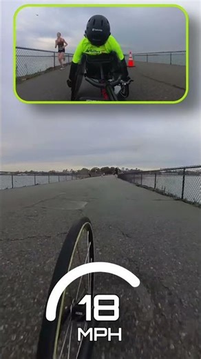 Wheelchair Racer's Speed Challenge: Can They Beat the Runner? #shorts