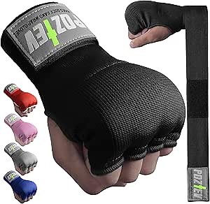 Boxing Hand Wraps for Men & Women - Boxing Quick Wraps Inner Gloves Kickboxing Handwraps for Boxing Gloves Gear Knuckle Support Elastic Wrist Straps for Training MMA Shadowboxing Muay Thai