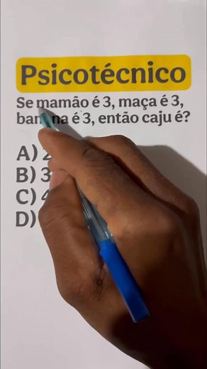 20K views · 299 reactions | Raciocínio lógico, teste de qi, teste psicológico, teste psicotécnico DETRAN | Prova do Detran | Facebook