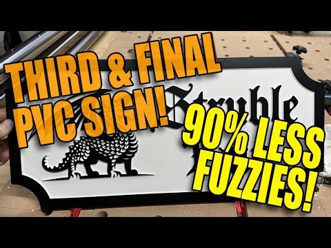 Great CNC Trick For Eliminating 90% PVC Fuzzies!