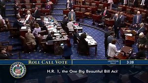 President Trump's 'Big Beautiful Bill' passes the Senate with The Vice President breaking the tie vote 51-50. Senators Mike Lee and John Curtis voting in favor, the bill moves back to the House. | Heidi Hatch