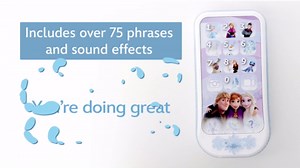 eKids Disney Frozen Toy Phone for Kids, Toddler Toys with Preschool Learning Activities, Frozen Toys for Girls