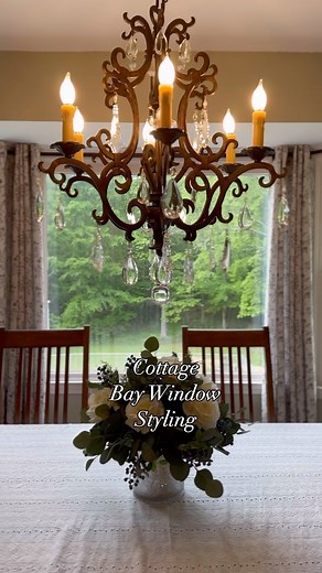 5.8K views · 35 reactions | Cottage Bay Window Styling! "Our 1978...