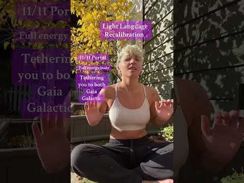 11/11 Portal Activation | Galactic–Gaian Light Language Transmission 🌿✨