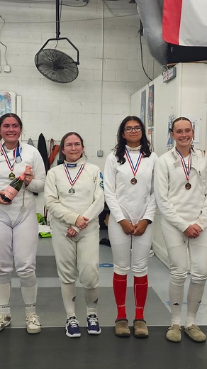 Thanks for everyone who joined us at this weekend’s DCFC Champagne Challenges. Remember to register on askfred.net for the next Women’s and Senior Mixed Open Challenges on October 11 and 12! Sept. 13 Women’s Epee Challenge Alysia Garcia (BCAF) GOLD Brighid Moret (DCFC) SILVER Marguerite Ashford (DCFC) BRONZE Amaya Beckman (DCFC) BRONZE Sept. 14 Senior Mixed Open Epee Challenge Ilia Tikhonov (POF) GOLD William Snyder (SFC) SILVER Gary Young (CFC) BRONZE Keane Swenson (SFC) BRONZE #godcfc | DC Fen