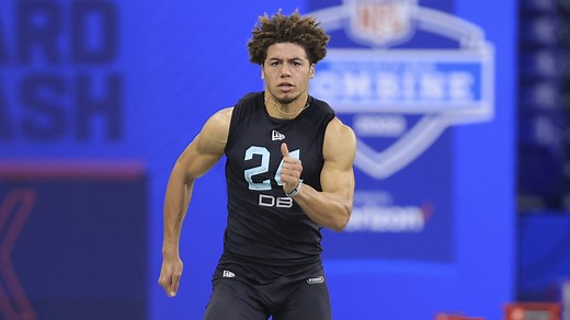 Zyon McCollum runs official 4.33-second 40-yard dash at 2022 combine