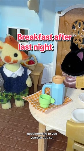 Calico Critters Breakfast Moments