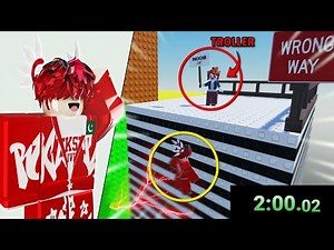 I Speedran Roblox Wallhop Towers on MOBILE 📱💨 (INSANE SKILL 😱)