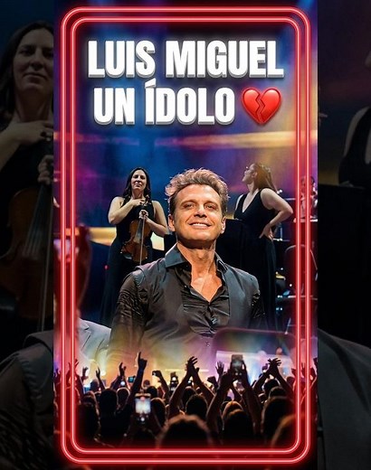 ¡OVACIÓN TOTAL! 💔 Luis Miguel triunfa en concierto y el público enloquece #shorts