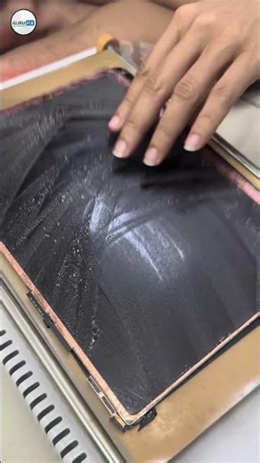 iPad Air 5 cracked screen (screen peeling) #ipadair5 #ipadtouchreplacement #ipadscreenrepair #ipa...