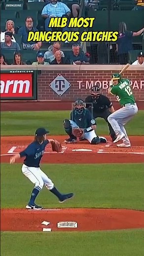 Top 8 Most Dangerous MLB Catches Ever😱| Unbelievable Baseball Highlights #mlbhof