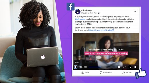 Make the perfect Facebook video thumbnail that gets clicks | Clipchamp Blog