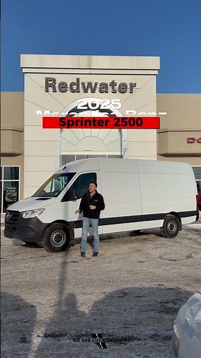 Used 2025 Mercedes-Benz Sprinter 2500 High Roof Cargo Van Walkaround with Jarod at Redwater Dodge