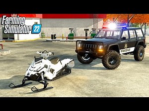 I GOT PULLED OVER BY POLICE FOR DRIVING A SNOWMOBILE!