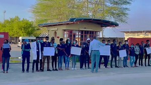 72K views · 782 reactions | UNHEARD STUDENTS | Some students who registered for a Bachelor of Science in Public Health (Honours) course at the University of of Namibia (UNAM) have closed off the Oshakati UNAM Campus, after they accused the university of unilaterally changing the course to Population Studies, a course which they say is on a lower NQF level than Public Health. | NBC Digital News | Facebook