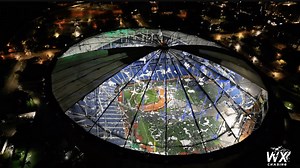 Drone footage shows Hurricane Milton shredded Tropicana Field's roof